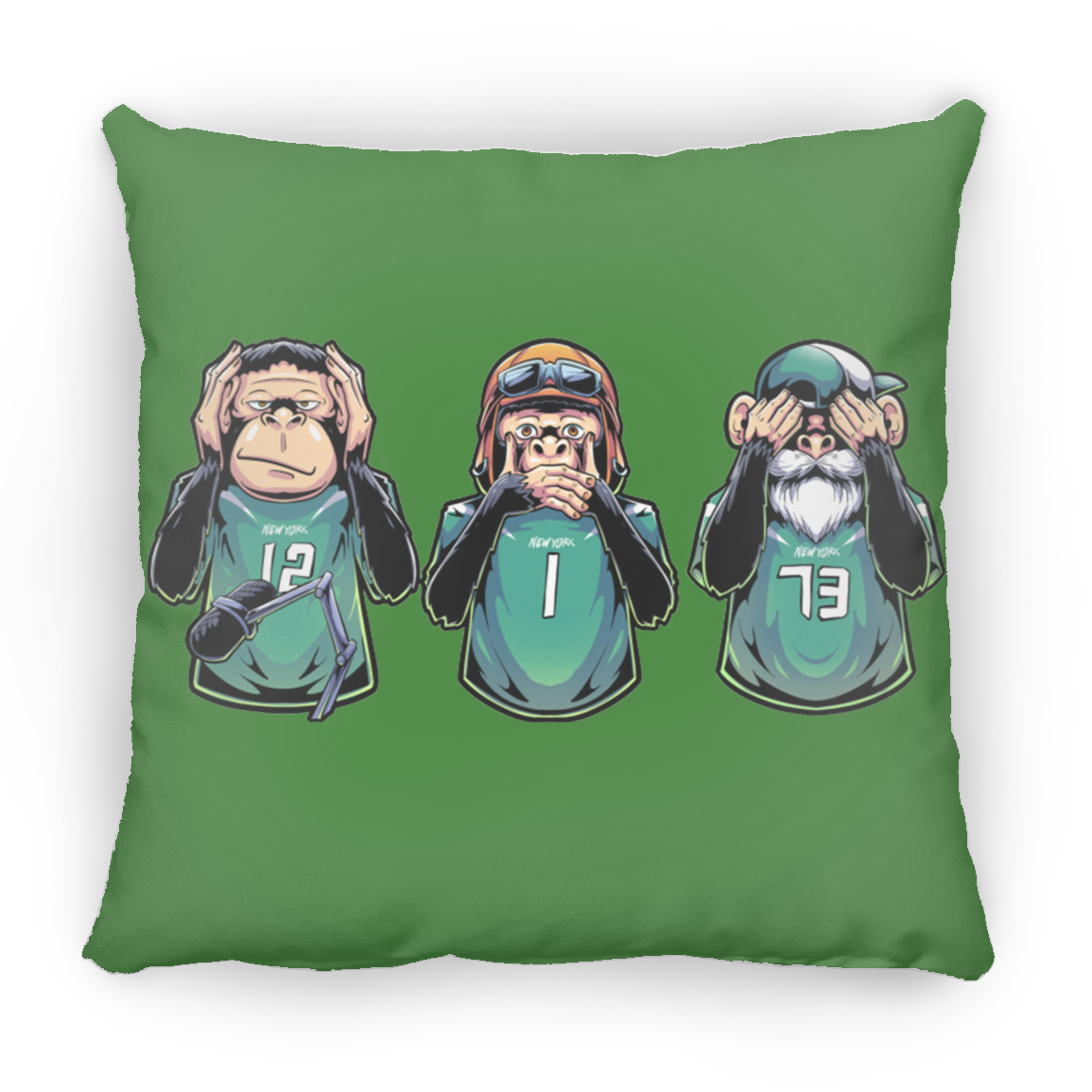Talkin Jets Apes Square Pillow